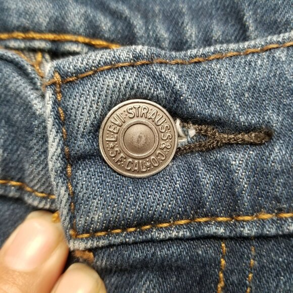 Levis Jeans Mens 42x30 Blue 541 Stretch Athletic Fit Taper Denim - Picture 4 of 14